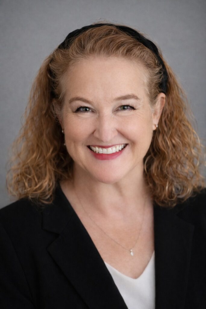 Smiling woman in professional dress