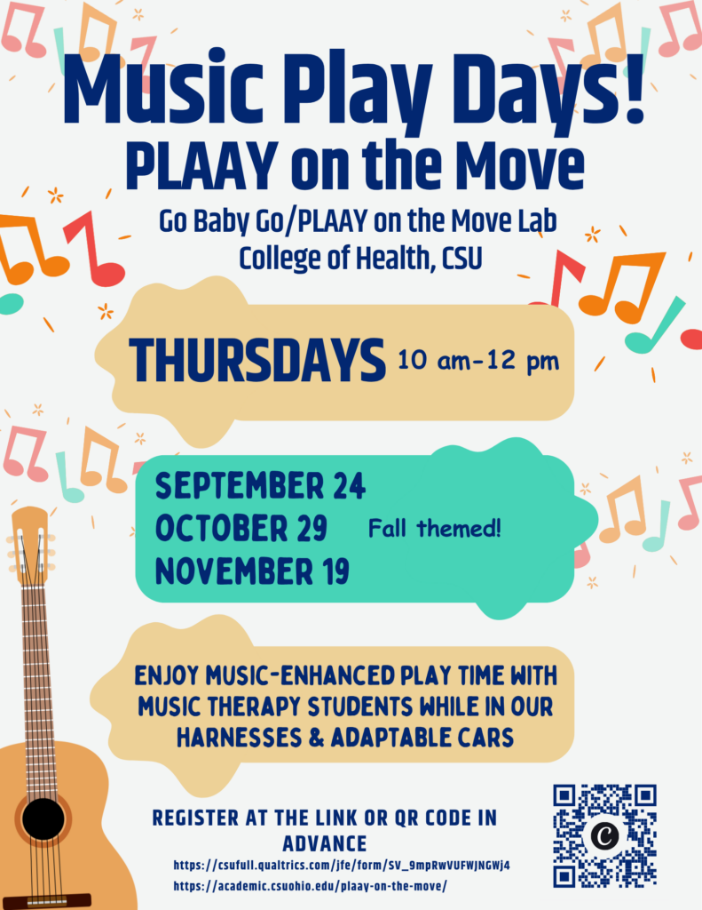 Music Play Days flyer