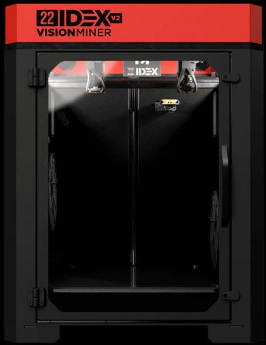 22 IDEX FDM 3D Printer.